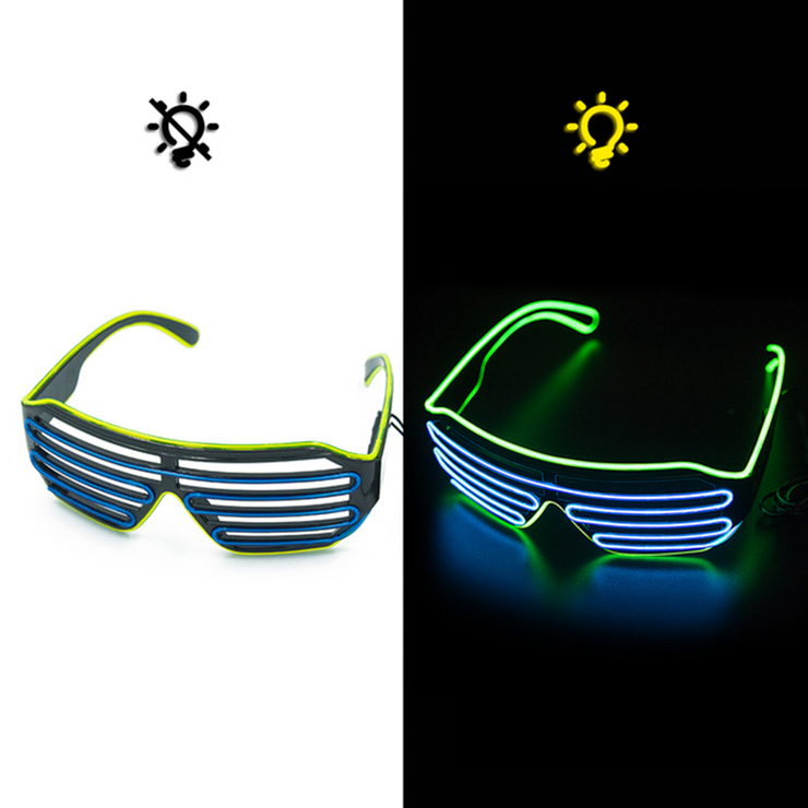 Gafas neon festivales