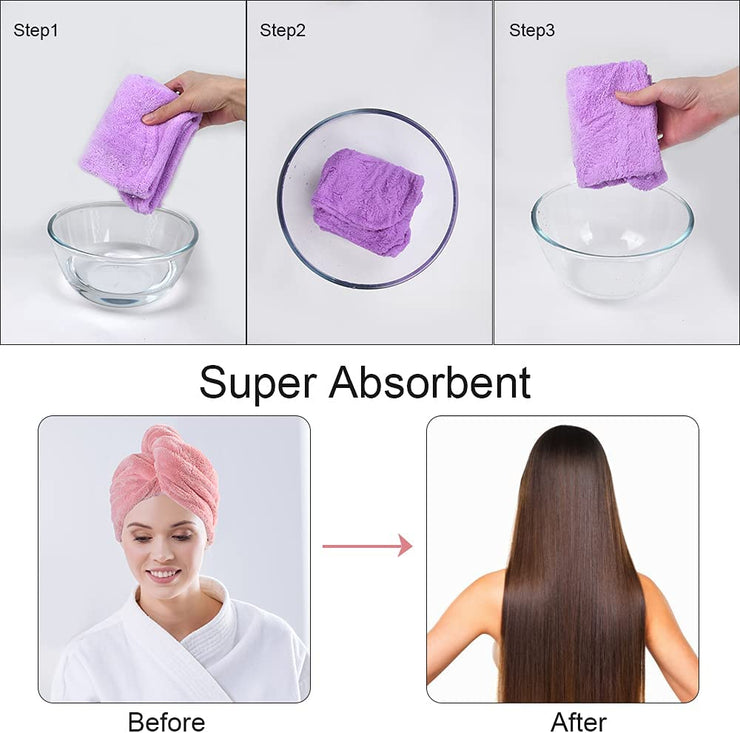 Toalla de secado rápido para el cabello