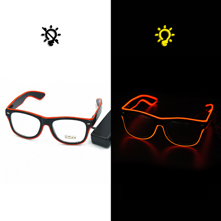 Gafas led para festivales