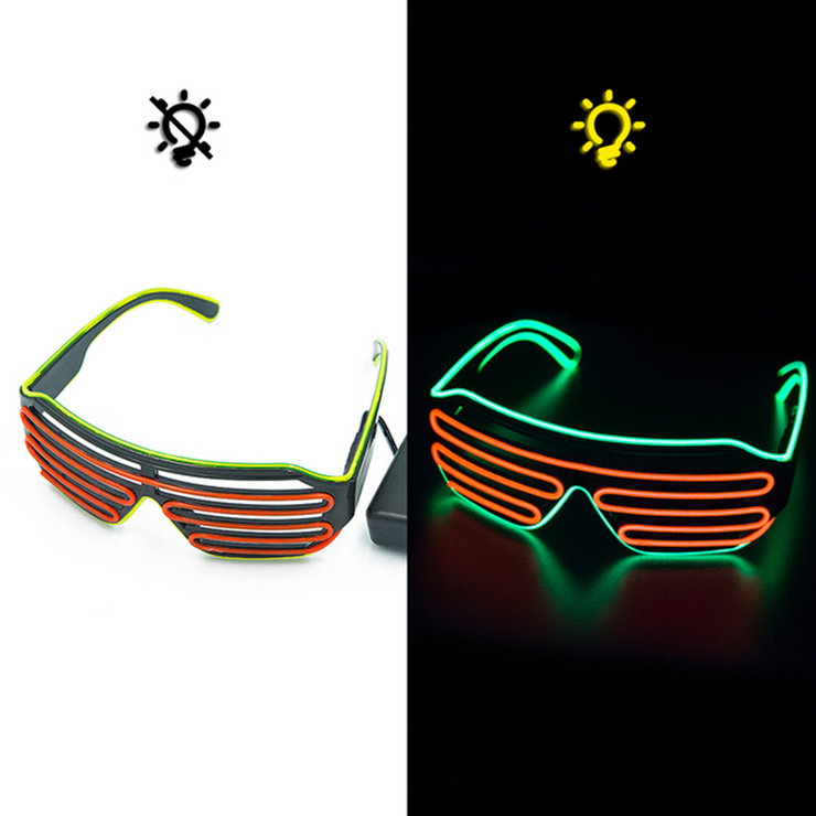 Gafas neon festivales